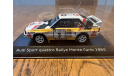 Audi Sport quattro Rally Monte Carlo 1985, масштабная модель, scale43