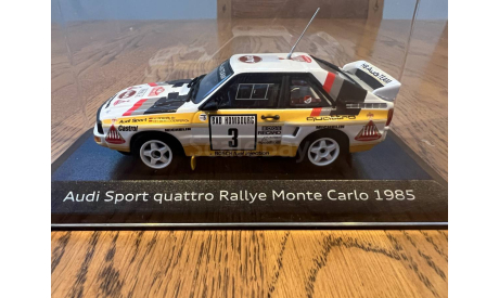 Audi Sport quattro Rally Monte Carlo 1985, масштабная модель, scale43