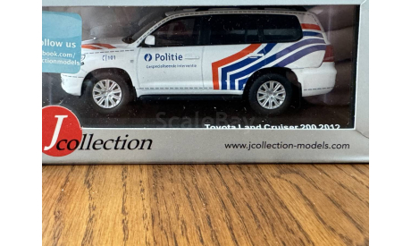 Toyota Land Cruiser 200 Belgium Federal Police J-Collection, масштабная модель, scale43