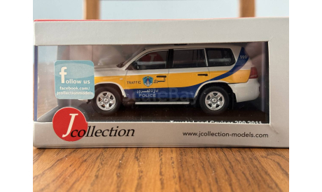 Toyota Land Cruiser 200 Qatar Traffic Police Car J-Collection, масштабная модель, scale43