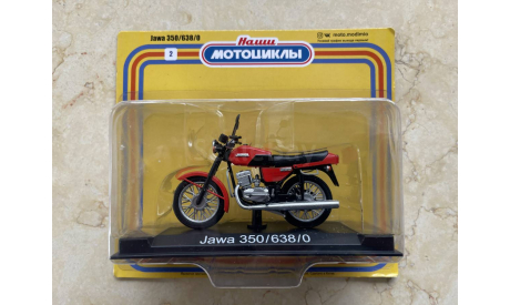 Jawa 350/638/0 Наши мотоциклы, журнальная серия масштабных моделей, MODIMIO, scale24