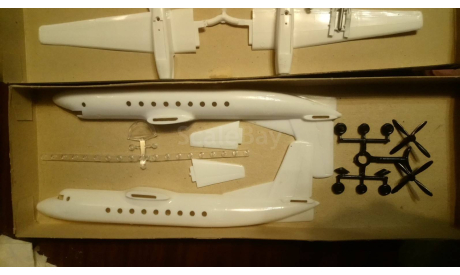 Сборная модель самолета АН 24 PLASTICART, сборные модели авиации, scale100