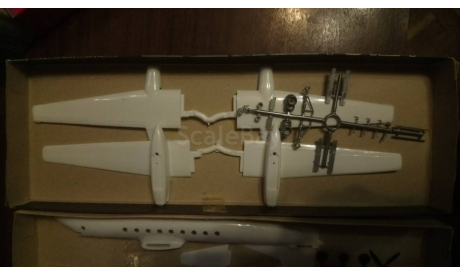 Сборная модель самолета АН 24 PLASTICART, сборные модели авиации, scale100