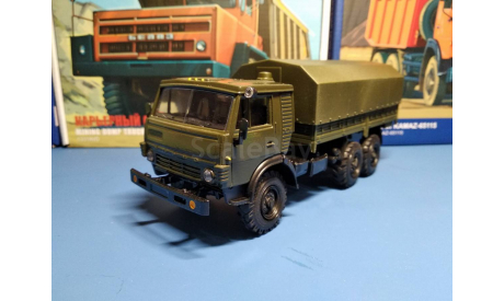 Камаз 43101-028 с тентом ’Элекон’, масштабная модель, 1:43, 1/43