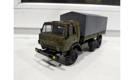 Камаз 5350 ’Элекон’ Серый тент, масштабная модель, scale43