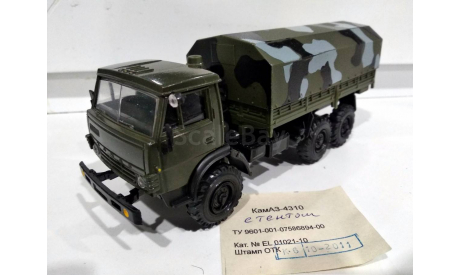 Камаз 4310 ’Элекон’ 2011 год выпуска, масштабная модель, scale43