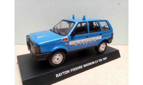 1/43 Полицейские машины мира (ПММ) Спецвыпуск №2 Rayton Fissore Magnum 2,5 TDI, масштабная модель, Полицейские машины мира, Deagostini, scale43