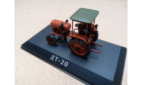 1/43 Тракторы. История. Люди. Машины №41 ДТ-20 (Hachette/Ашет), масштабная модель трактора, scale43