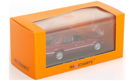 500E Mercedes 500 E  V8 (W124) красный Minichamps 1/43, масштабная модель, Mercedes-Benz, scale43