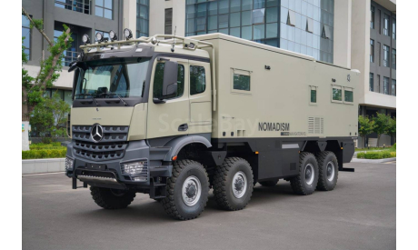 Mercedes Arocs Armadillo 8x8 (серый), масштабная модель, scale43, Mercedes-Benz