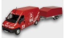 CITROËN JUMPER 2.0 HDI + trailer #3 -  IXO 1/43, масштабная модель, scale43, IXO/Altaya