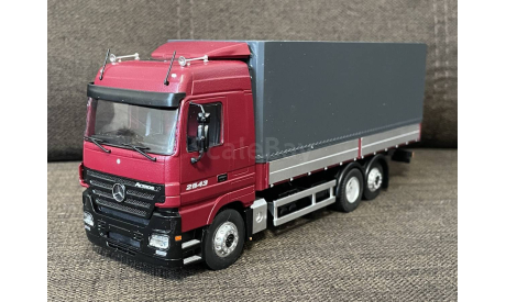 КИТ - кузов борт+тент для грузового автомобиля (3D-печать) 1/43, запчасти для масштабных моделей, Mercedes-Benz, еМ, scale43