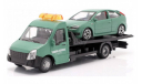 SALE!!! Renault Master эвакуатор + Ford Focus -  Bburago 1/43, масштабная модель, 1:43