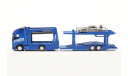 SALE!!! Volvo FH16 750 XXL (синий) автовоз + прицеп 1/43, масштабная модель, scale43, BBurago