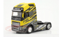 Volvo FH16 750 XXL тягач ЖЁЛТЫЙ -  Bburago 1/43, масштабная модель, scale43