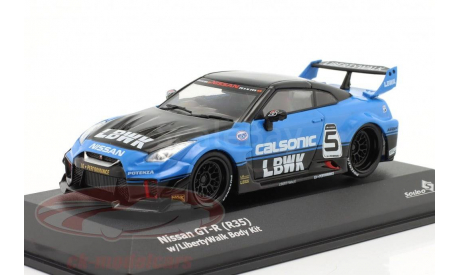 SALE!!! Ниссан GTR-R (R35) ГОЛУБОЙ SOLIDO  1/43, масштабная модель, scale43, Nissan