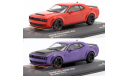 Dodge Challenger SRT Demon V8 ФИОЛЕТ SOLIDO  1/43, масштабная модель, 1:43