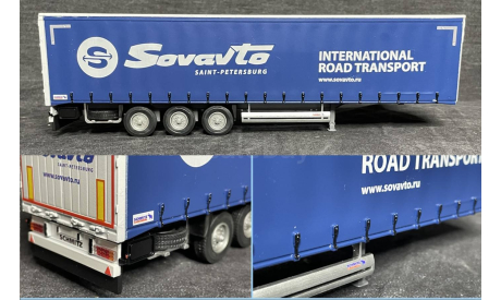 декаль (к-т декалей ) SovAvto - Schmitz для доработки полуприцепа IXO/Altaya - 1/43, масштабная модель, scale43, еМ, Volvo