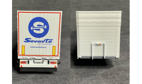 декаль (к-т декалей ) SovAvto - Schmitz для доработки полуприцепа IXO/Altaya - 1/43, масштабная модель, scale43, еМ, Volvo