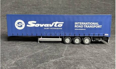 декаль (к-т декалей ) SovAvto - Schmitz для доработки полуприцепа IXO/Altaya - 1/43, масштабная модель, scale43, еМ, Volvo