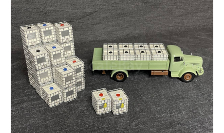 Груз в кузов ЕВРО КУБ (собранный кит)  - 1/43, запчасти для масштабных моделей, Hand Made 3D, scale43