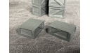 Груз в кузов ЯЩИК средний серый, запчасти для масштабных моделей, Hand Made 3D, scale43
