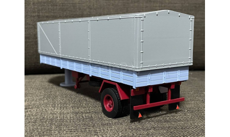 kit Полуприцеп (прицеп) HLS-100 (ГДР) для IFA W50 - 1/43, масштабная модель, scale43, еМ
