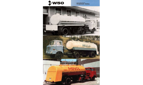 kit Полуприцеп (прицеп) HLS 90 (ГДР) для IFA W50 - 1/43, масштабная модель, еМ, scale43