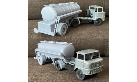 kit Полуприцеп (прицеп) HLS 90 (ГДР) для IFA W50 - 1/43, масштабная модель, еМ, scale43