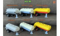 kit Полуприцеп (прицеп) HLS 90 (ГДР) для IFA W50 - 1/43, масштабная модель, еМ, scale43