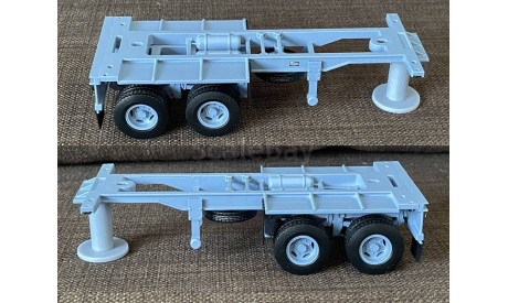 Полуприцеп (прицеп) контейнеровоз HLS-200 (ГДР)  - 1/43, масштабная модель, еМ, КамАЗ, scale43