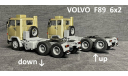 VOLVO F89-32 6x2 (3-я ось поднята)-- IXO (конверсия)  1/43, масштабная модель, IXO Road (серии MOC, CLC), scale43
