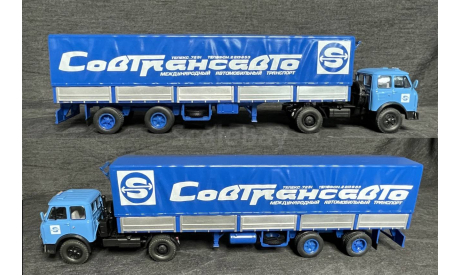 SALE!!! к-т МАЗ +  полуприцеп TRAILOR ’Совтрансавто’  + бокс  - IXO/конверсия 1:43, масштабная модель, Hand Made 3D, eM, scale43