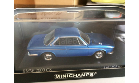 BMW 2000 CS  1967  Minichamps 1/43, масштабная модель, scale43