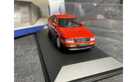 Audi S2 Coupe 1992 (красный)- SOLIDO  1/43, масштабная модель, scale43