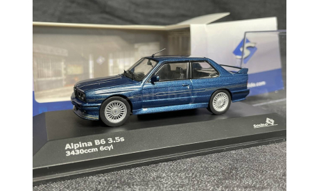 BMW Alpina B6 3.5S (E30) 1989 (синий)- SOLIDO  1/43, масштабная модель, scale43