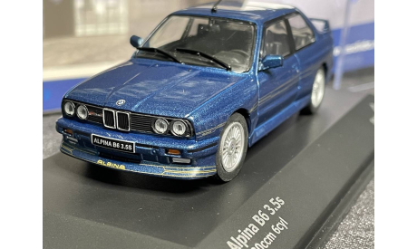 BMW Alpina B6 3.5S (E30) 1989 (синий)- SOLIDO  1/43, масштабная модель, scale43