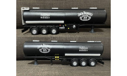 Полуприцеп цистерна (прицеп бочка) 3 оси ’Jack Daniel’s’ - 1/43