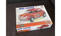 RARE !!!.MINI COOPER- BBurago 1/18, сборная модель автомобиля, scale18