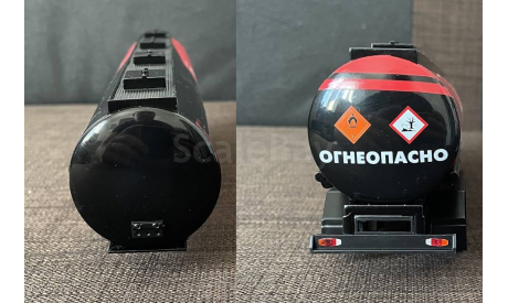 SALE!!! Полуприцеп (прицеп) цистерна бочка чёрная  (две оси)  -  IXO/Altaya 1/43, масштабная модель, 1:43, IXO грузовики (серии TRU)