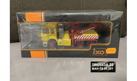 Man F8 Truck 1982 Abschleppwagen (эвакуатор жёлтый)  -  IXO, масштабная модель, 1:43, 1/43, IXO Road (серии MOC, CLC)