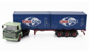 SCANIA LBT 141 тягач + прицеп контейнеровоз -  IXO/Altaya 1/43, масштабная модель, IXO грузовики (серии TRU), scale43