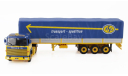 SCANIA LBT 143 ASG тягач + прицеп тент -  IXO/Altaya 1/43, масштабная модель, IXO грузовики (серии TRU), scale43