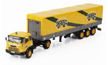 SCANIA LBT 143 ASG тягач + прицеп тент -  IXO/Altaya 1/43, масштабная модель, IXO грузовики (серии TRU), Barreiros, scale43