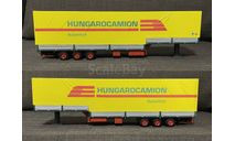 Прицеп (полуприцеп) JUMBO  ’HUNGAROCAMION’ - 3 оси пневмо -  1:43, масштабная модель, Mercedes-Benz, eM, scale43