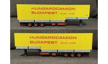 Прицеп (полуприцеп) JUMBO  ’HUNGAROCAMION’ - 3 оси рессоры -  1:43, масштабная модель, MAN, eM, scale43