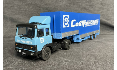КОМПЛЕКТ  полу прицеп JUMBO KOEGEL ’Совтрансавто’ + МАЗ 1:43, масштабная модель, Hand Made 3D, eM, scale43