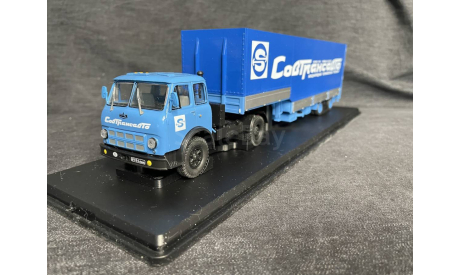 КОМПЛЕКТ  полу прицеп JUMBO KOEGEL ’Совтрансавто’ + МАЗ 1:43, масштабная модель, Hand Made 3D, eM, scale43
