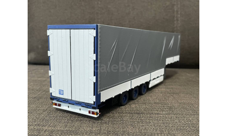 Полуприцеп (прицеп) Jumbo Krone SDP27 (3 оси) - 1/43, масштабная модель, 1:43, IXO грузовики (серии TRU), Mercedes-Benz