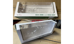 Коробка АвтоИстория (АИСТ) для МАЗ-200 с прицепом - 1/43